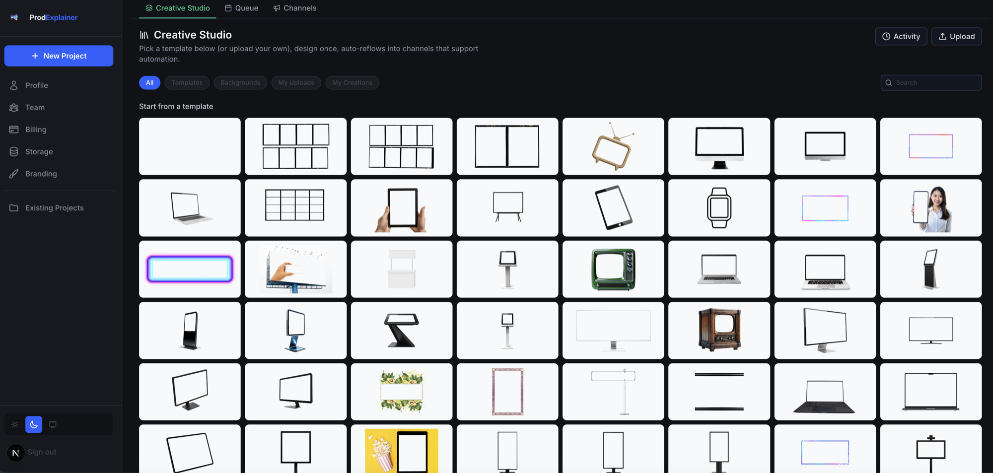 Creative Studio — social posts